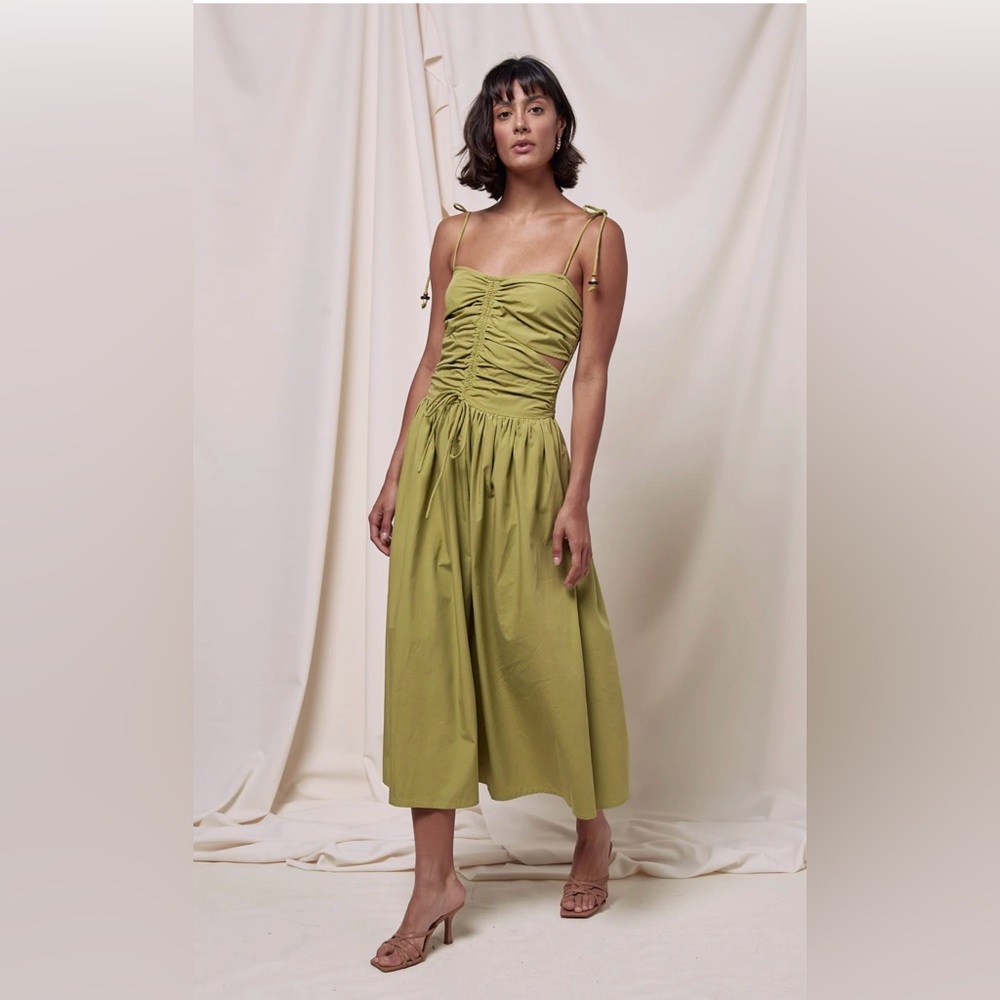 Another Girl Midaxi drawstring dress